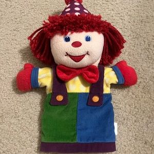 Gymboree Gymbo Clown Hand Puppet 13" Plush